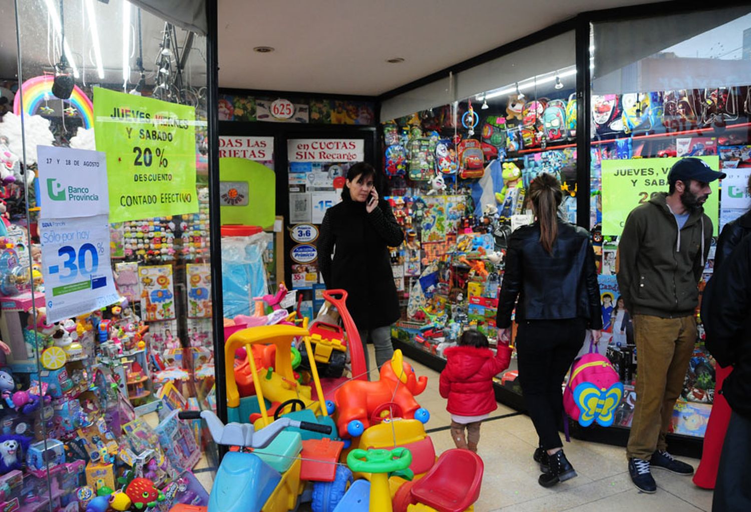 Las ventas por el Día del Niño fueron moderadas