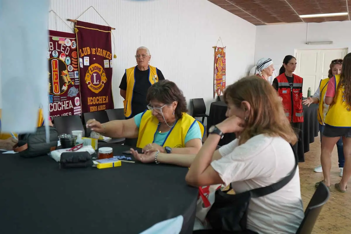 Jornada de detección de diabetes organizada por el Club de Leones