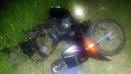 Muere un motociclista atropellado en ruta 20