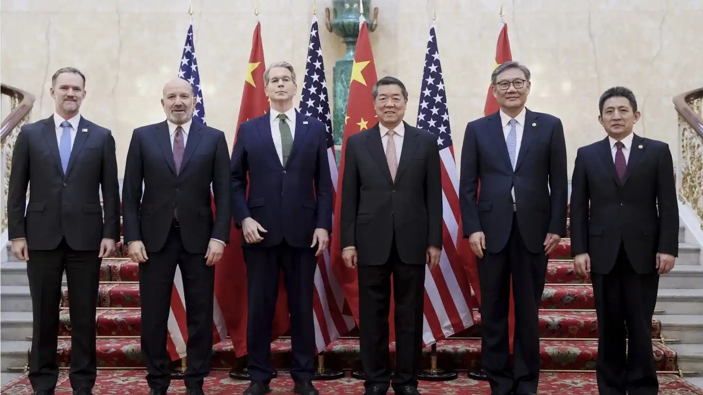 Negociaciones comerciales en Londres, Día 2 (Foto: Li Ying/Xinhua vía AP)