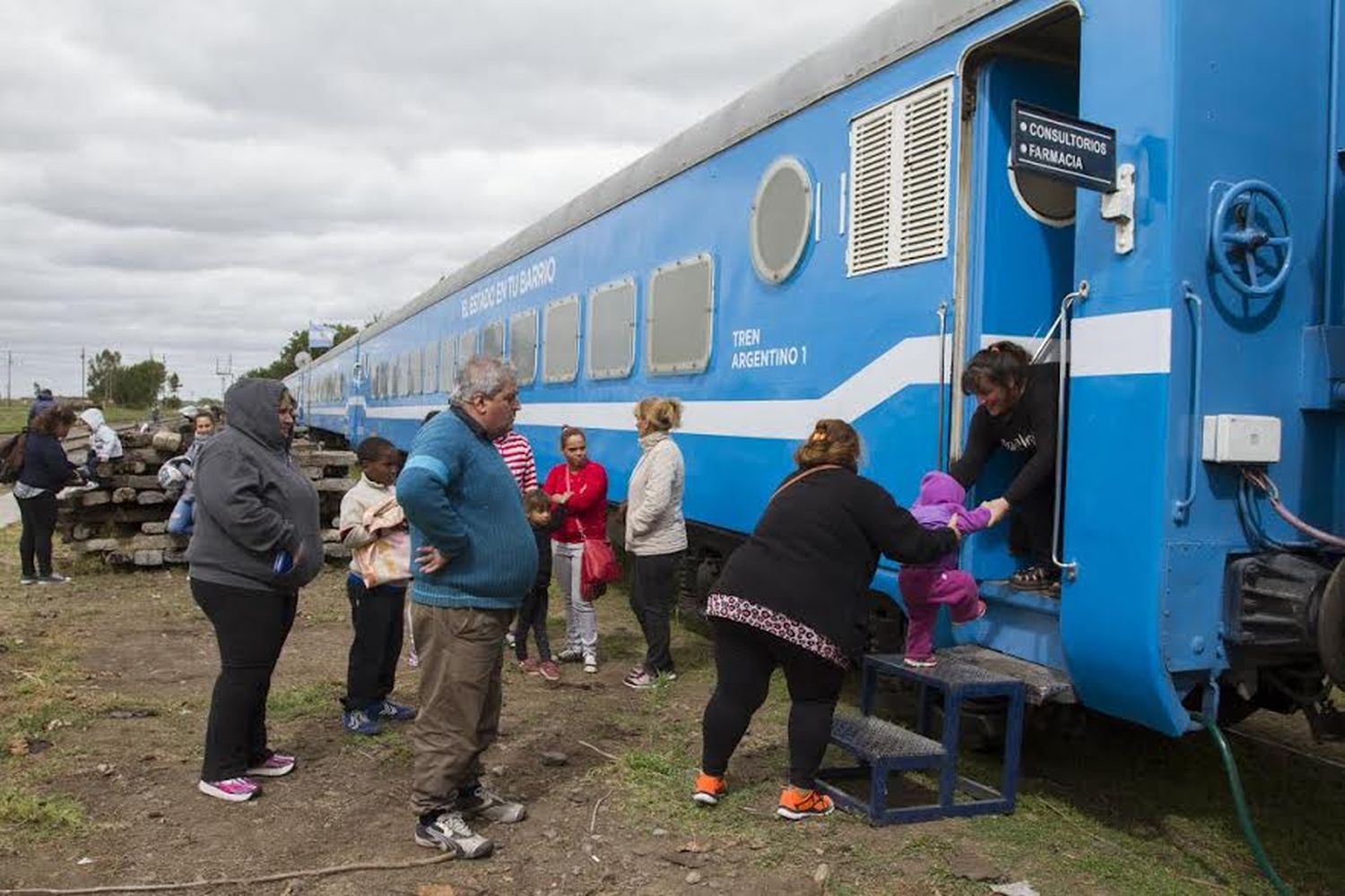 Este domingo llega el tren de "El Estado en tu barrio" a Bahía Blanca