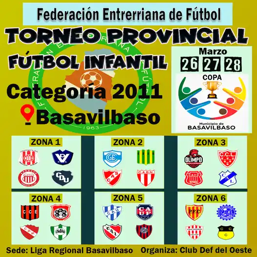 PROVINCIAL 2011: SE JUEGA SÁBADO, DOMINGO Y LUNES