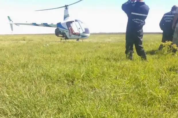 Importante despliegue en Médanos para la búsqueda de un chico que estaba desaparecido