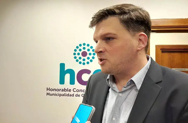 El Concejal Cheppi criticó duramente a Montenegro.