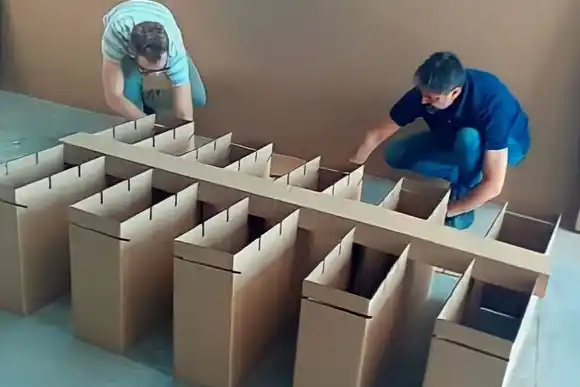 Productos de cartón y reciclable en Vecinos Destacados