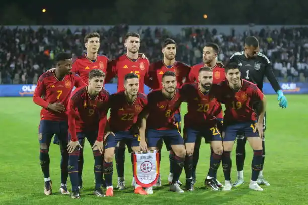 España ensayó con Jordania