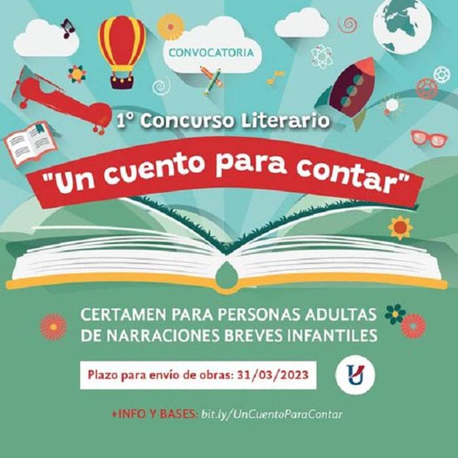 Convocan al 1er Concurso Literario �SUn cuento para contar⬝