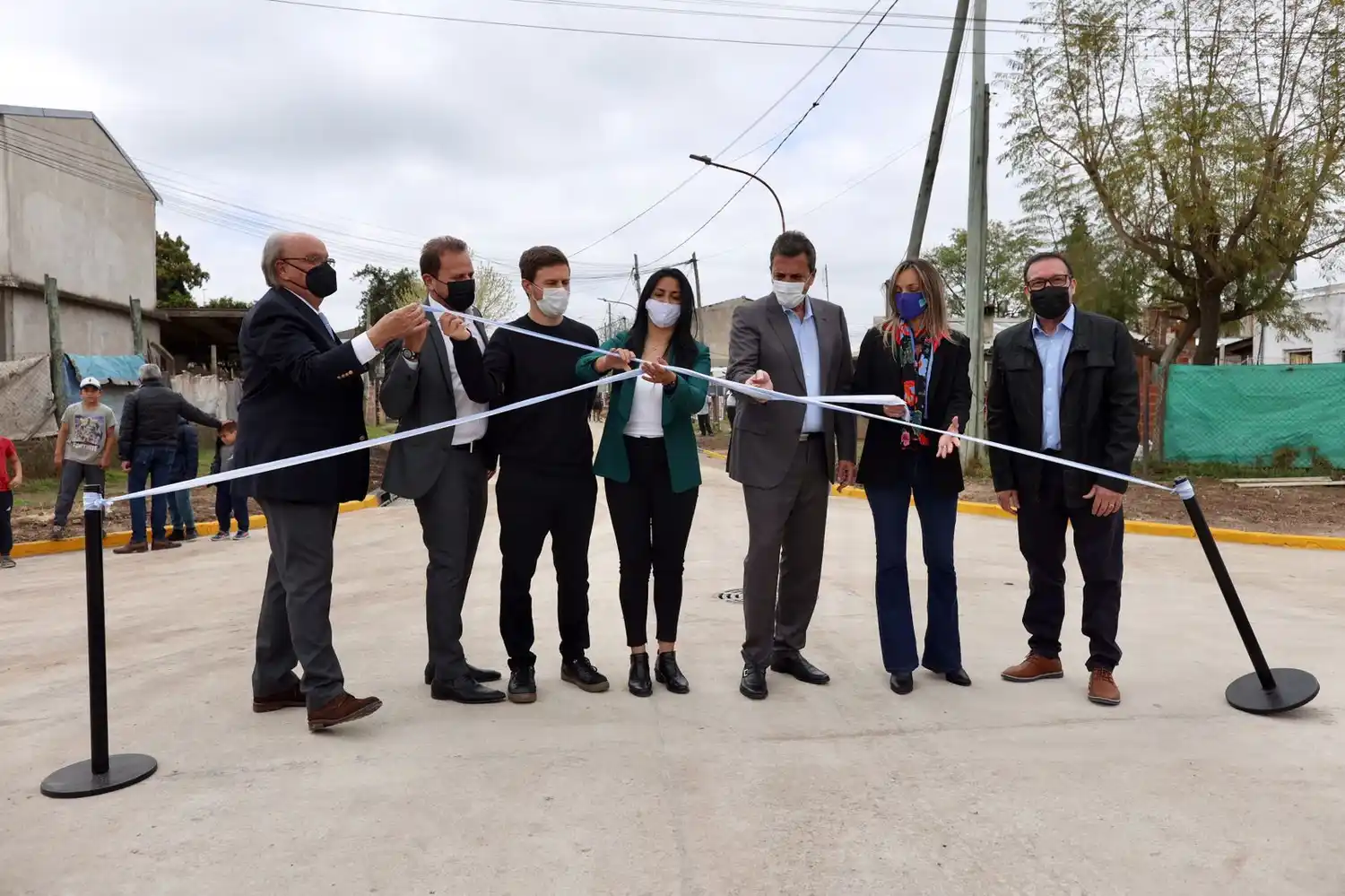 Galmarini y Massa acompañaron a la intendenta de Malvinas Argentinas en su primer acto político