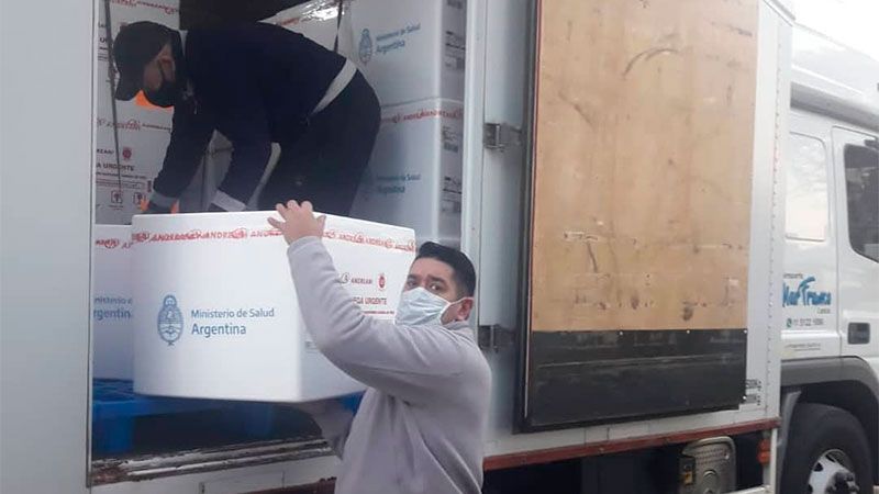 Entre Ríos recibió 46.400 nuevas dosis de vacunas contra el Coronavirus