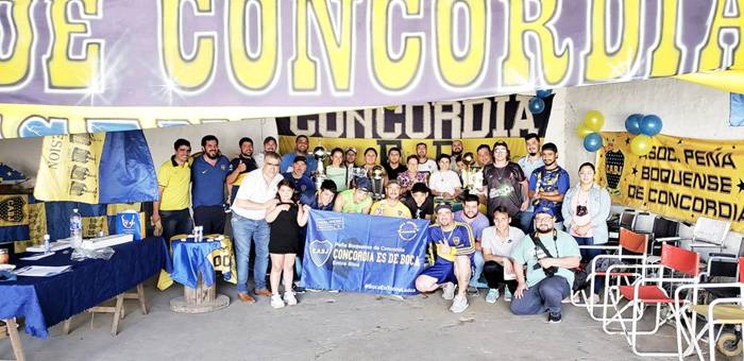 Dirigentes de Boca estuvieron en la ciudad