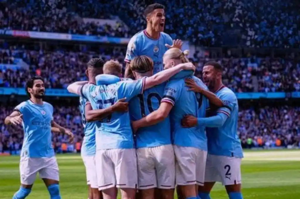 ¡El Manchester City de Julián Álvarez es tricampeón de la Premier League!