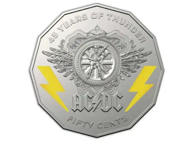 El gobierno australiano homenajea a Tesla y AC/DC con una moneda