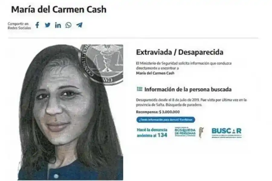 Bùsqueda de paradero