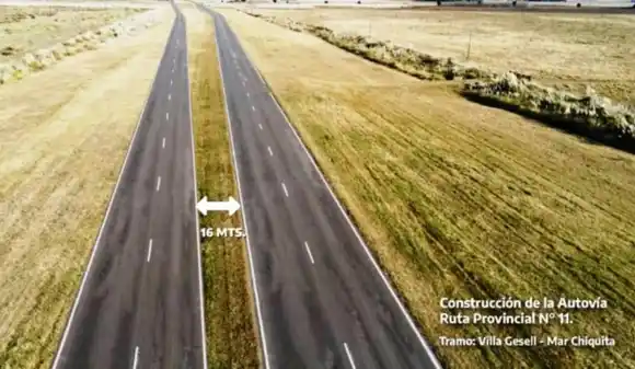 Comienza la construcción del tramo Villa Gesell – Mar Chiquita en la Autovía de la Ruta 11