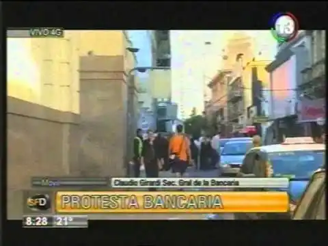 Los bancarios pararán el 26 y el 27 de mayo