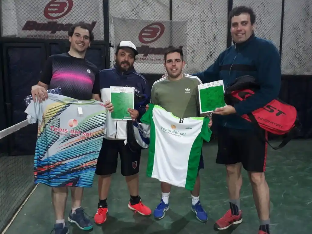 Ingani y Mendoza ganaron la fecha de Quinta en Tenis del Sol