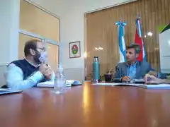 Romero mantuvo reuniones con Planificación de Entre Ríos
