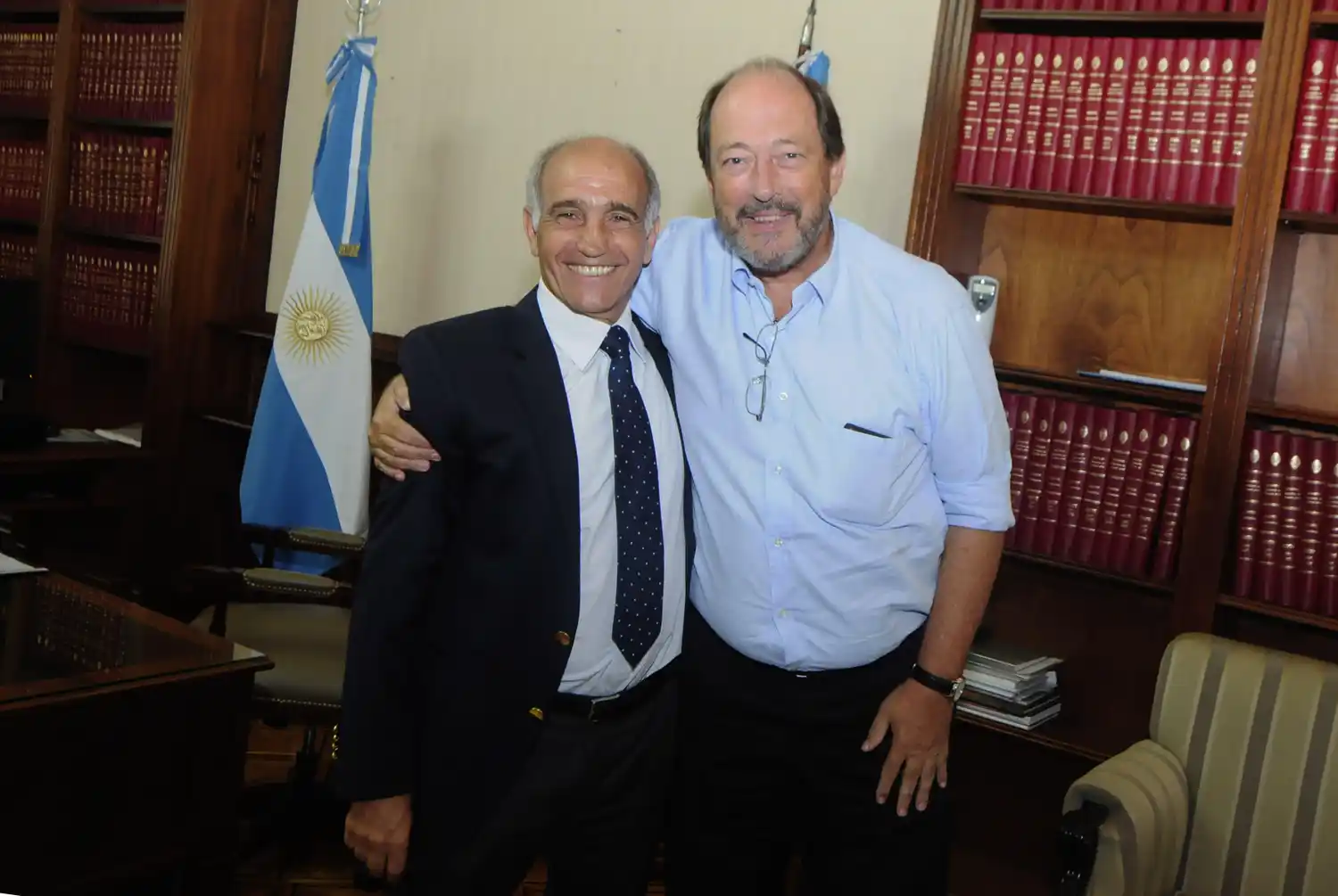 Sanz y Salvador coinciden en apoyar a Cambiemos para fortalecer al radicalismo