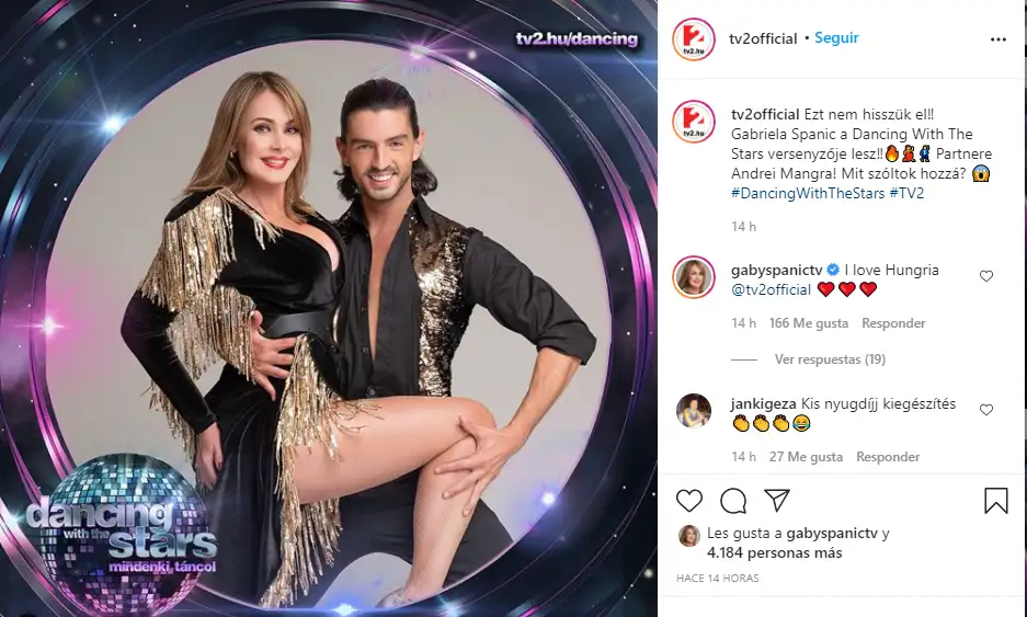 Gaby Spanic es la primera latina que participa en la competencia de ese país. Foto: Instagram
