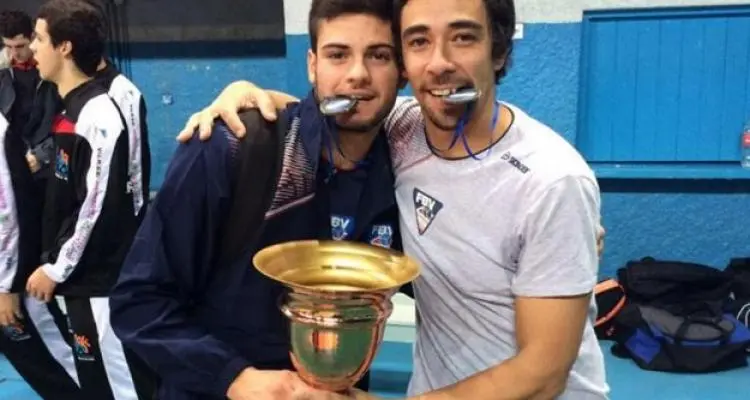 Voley: Gonzalo Ratto y Federico Bonvissuto Subcampeones Provinciales Sub 19