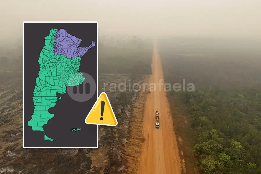 ¿Advertencia por HUMO en Rafaela y zona? El informe del Servicio Meteorológico Nacional