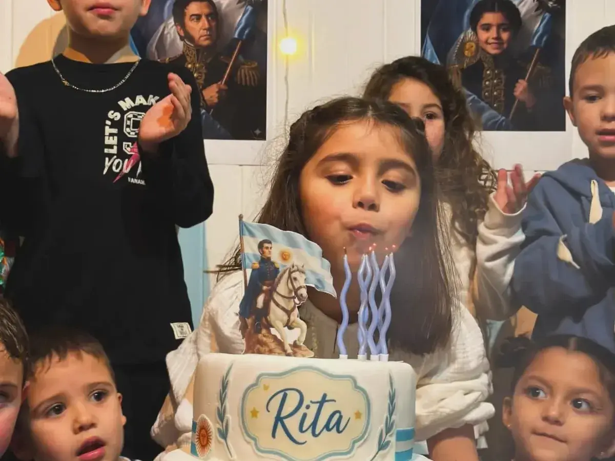 Contó su mamá que Rita hacía tiempo había decidido cómo decorar su fiesta