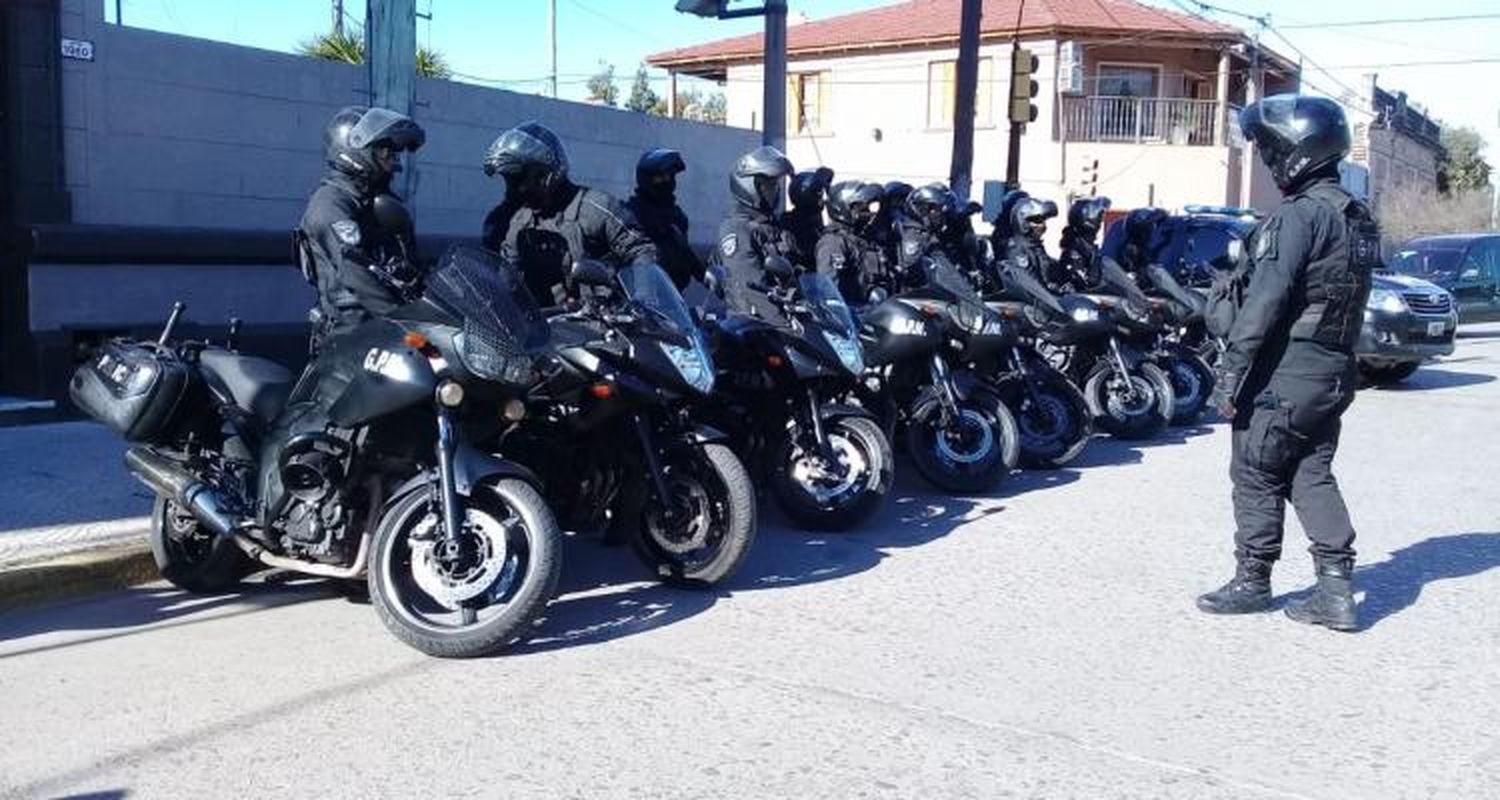 Llegó a San Pedro una dotación del Grupo de Prevención Motorizada para combatir la inseguridad