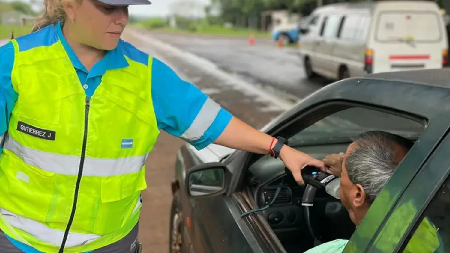 Las infracciones más recurrentes y el video de una alcoholemia positiva en Gualeguaychú