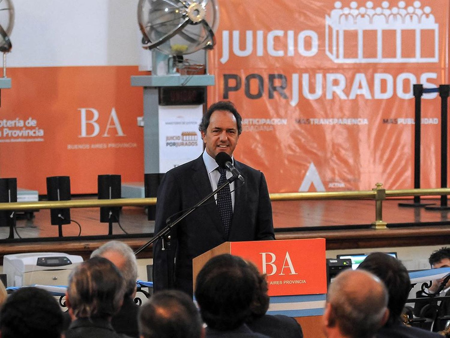 Scioli y Olmos cierran seminario sobre juicio por jurados 