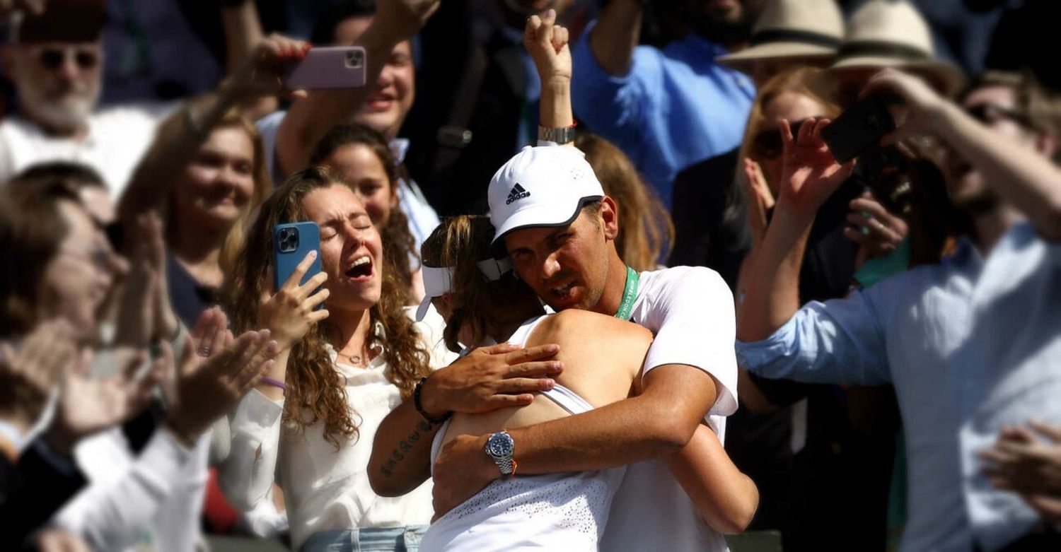 Stefano Vukoc y Elena Rybakina