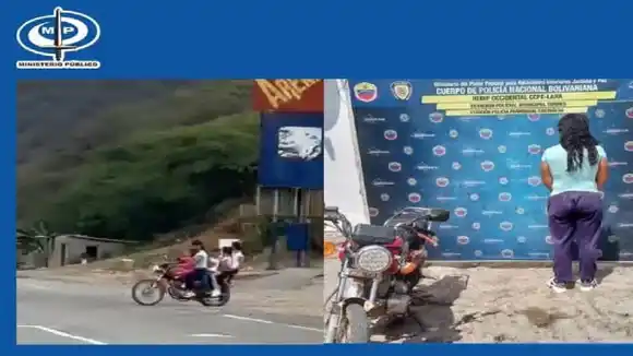 IMPRUDENCIA sobre ruedas: detenida mujer que iba en una moto con 4 niños