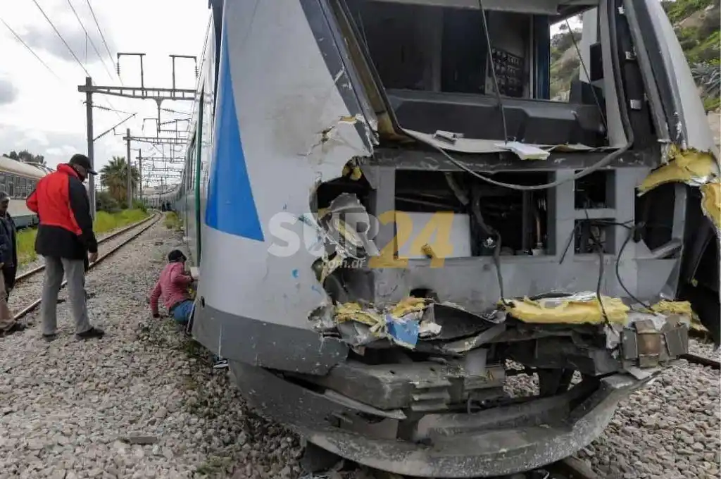 Choque de trenes en Túnez: al menos 95 heridos