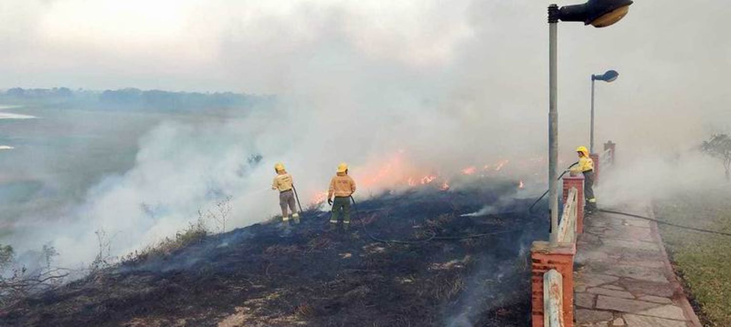 En 3 meses, Bomberos tomó intervención en 232 
casos de quema de pastizales e incendio de campos