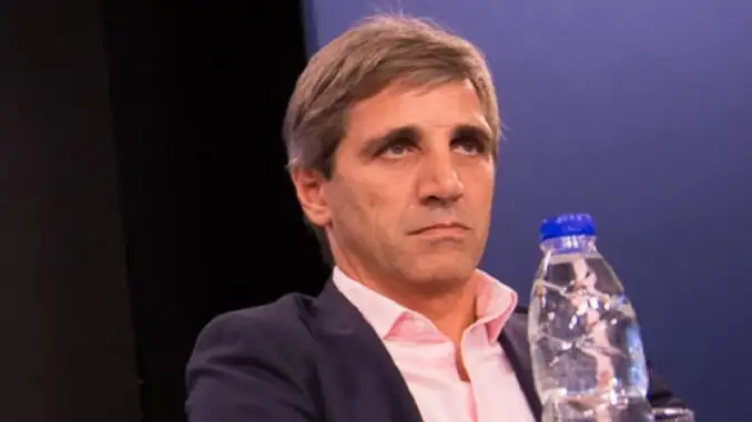 Imputaron al ministro Luis Caputo por la emisión del bono a 100 años
