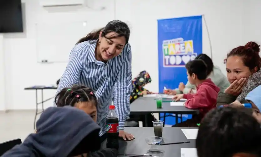 Lanzan el programa “Tarea de Todos” en el Centro Comunitario Papa Francisco