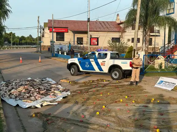 Prefectura incautó más de 2.800 kilos de pescado