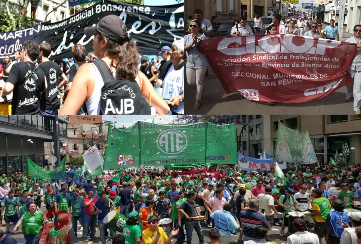ATE, Judiciales y Cicop vuelven al paro