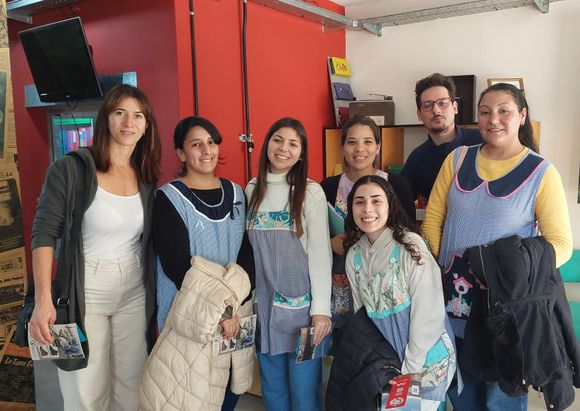 Visitas a La Opinión: alumnas de Educación Inicial del Socorro pasaron por la redacción