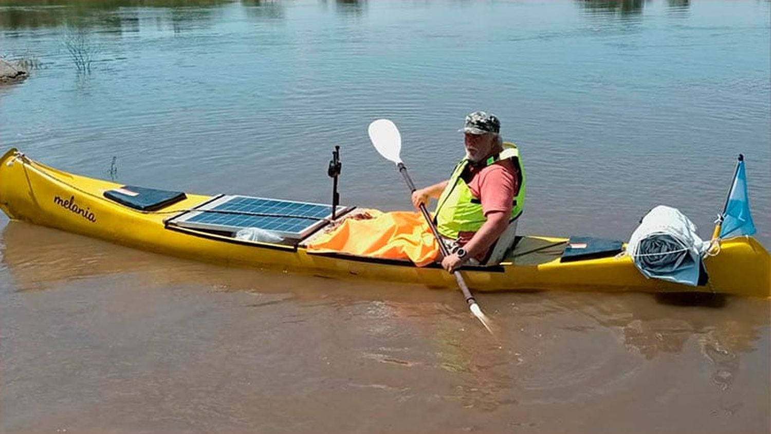 La increíble historia del periodista que se perdió con su piragua en pleno río Gualeguay