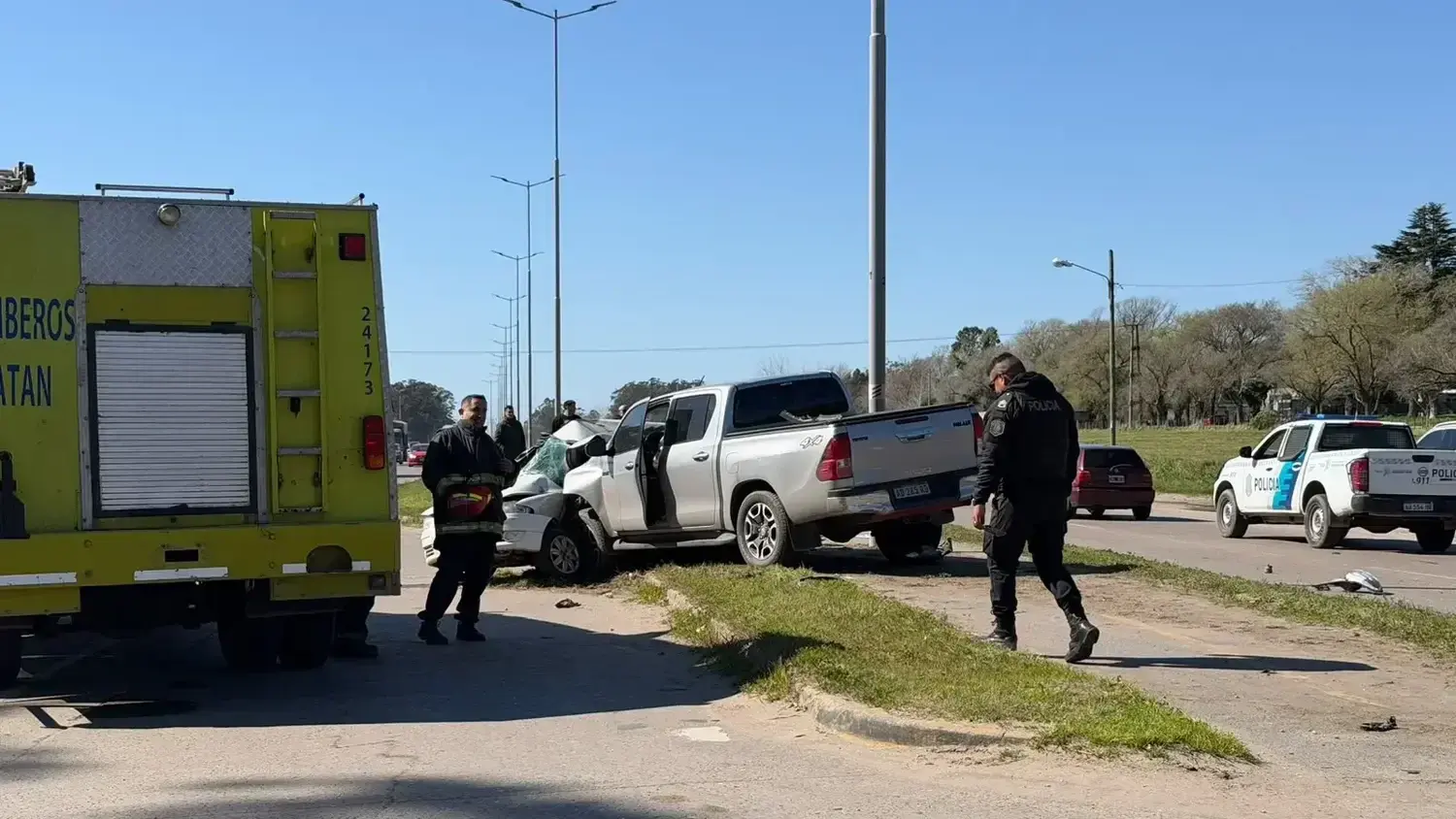 Murió una mujer de 78 años tras un choque en la Ruta 88, a la altura de Batán