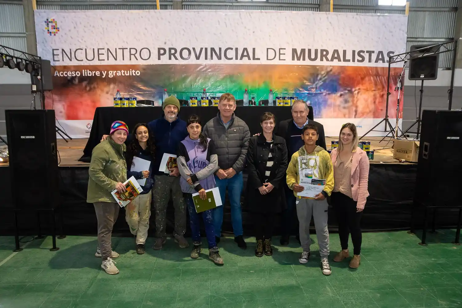 Se realizó la apertura al Primer Encuentro de Muralistas de Entre Ríos