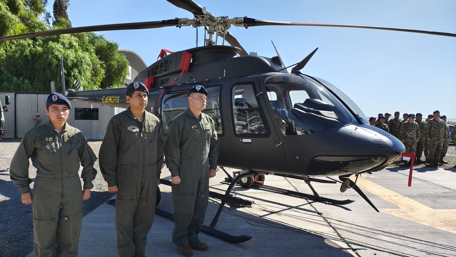 El Ejército Argentino incorpora dos helicópteros Bell 407 GXi para misiones en alta montaña