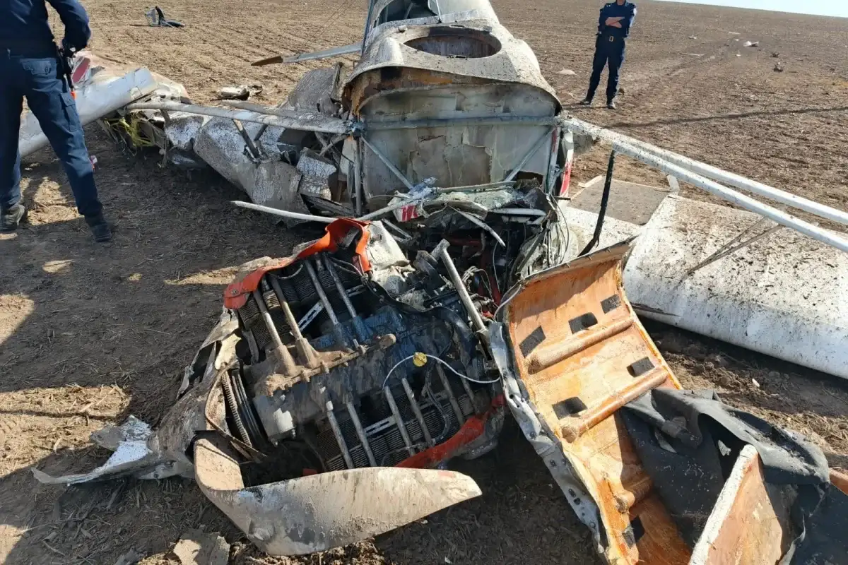 Dieron de alta al piloto del avión fumigador  que cayó en el sur entrerriano