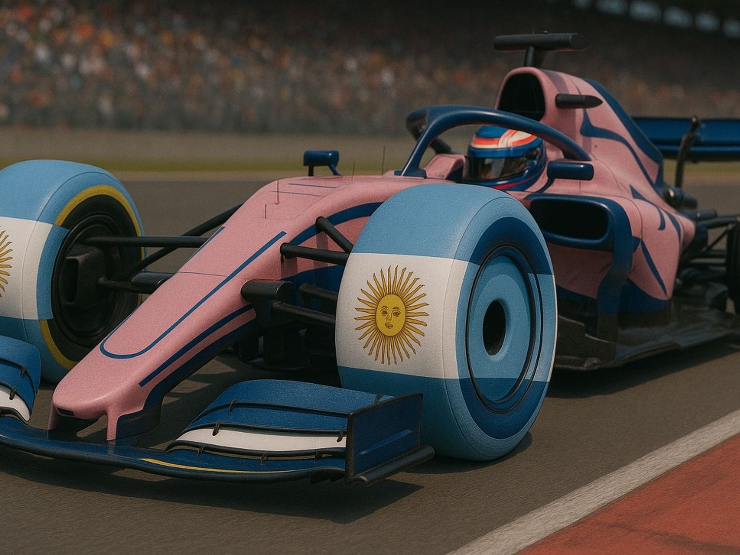 Colapinto lleva la bandera argentina al corazón de la Fórmula 1 y al de millones de fans.