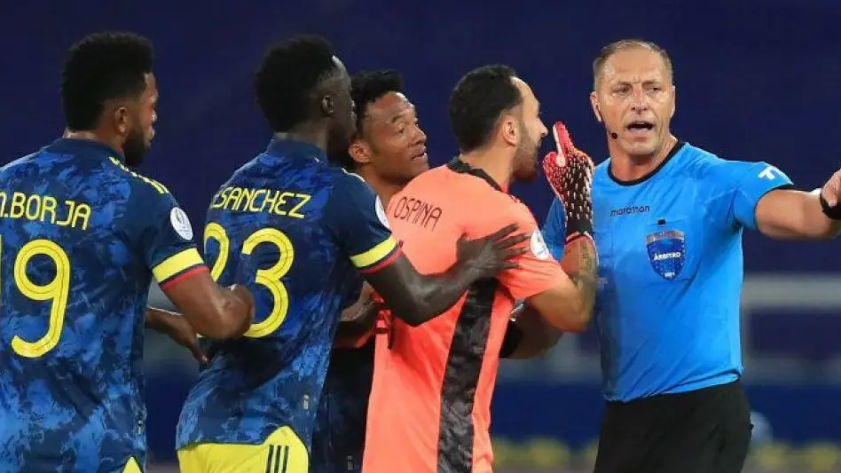 Fuerte comunicado de Colombia en la Copa América: pidió la suspensión de Pitana