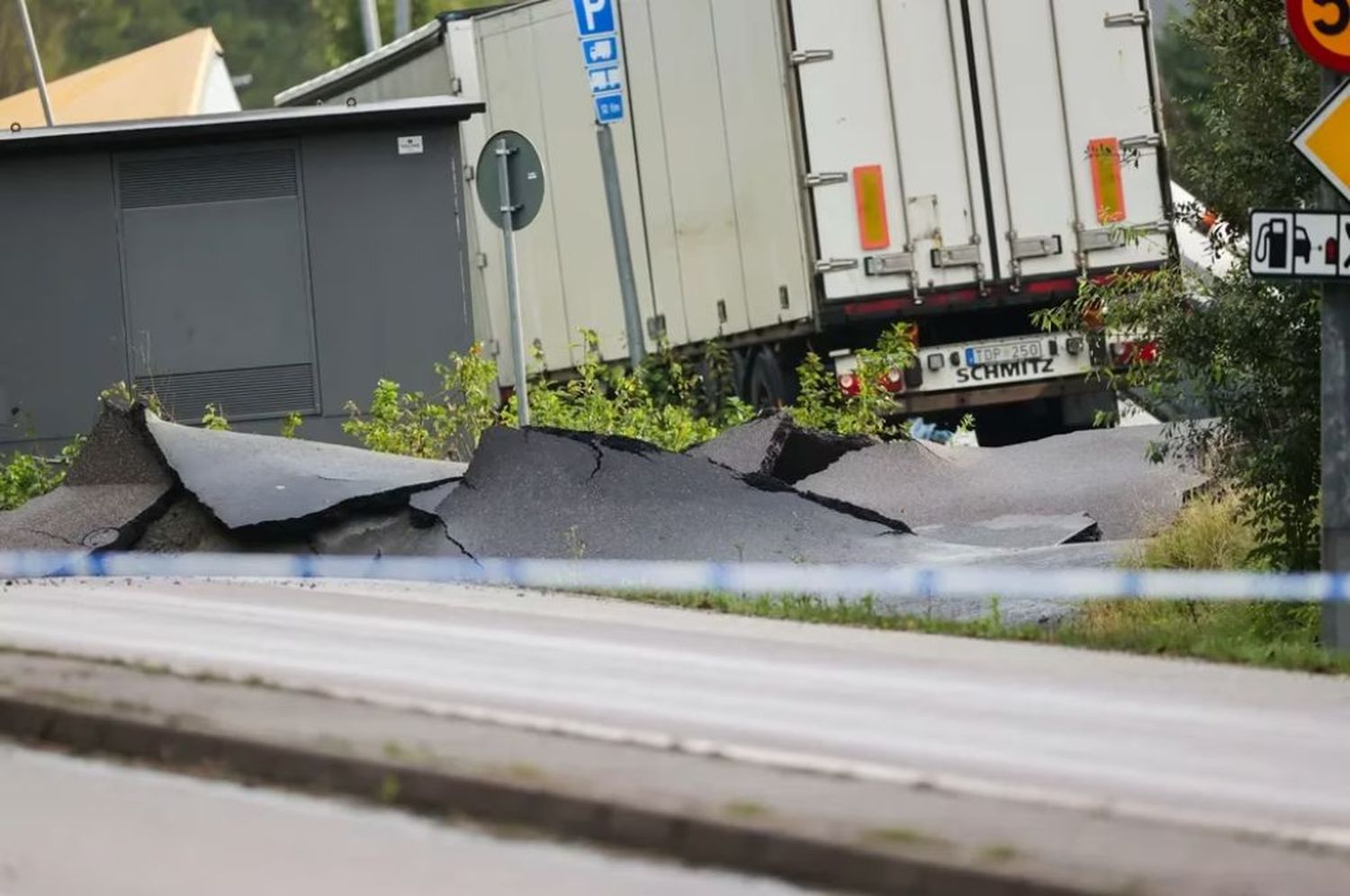 Derrumbe de autopista