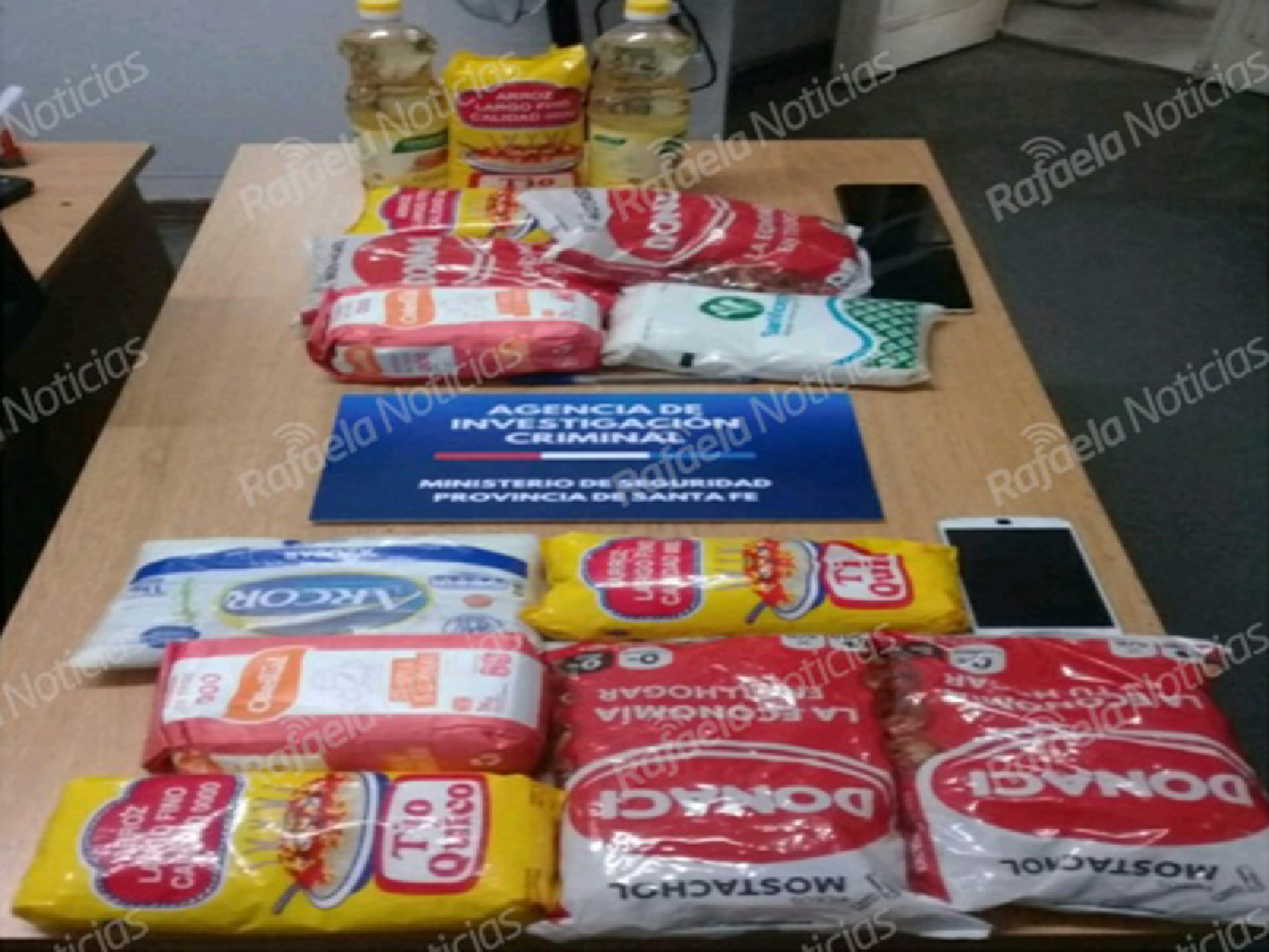 Rafaela: dos personas fueron detenidas por vender bolsones de ayuda social