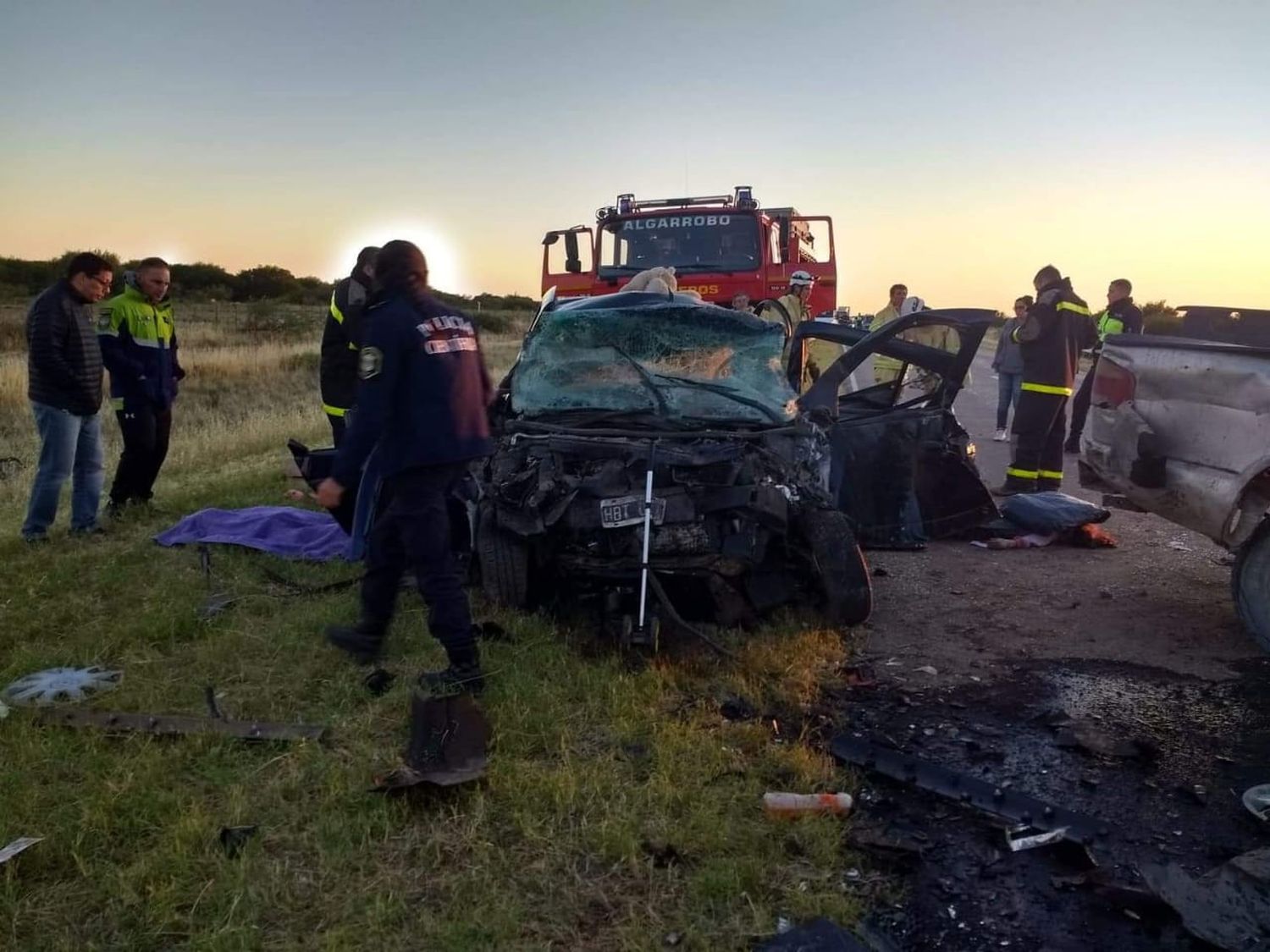 Villarino: siete muertos en accidente en la ruta 22, entre ellos tres menores de edad