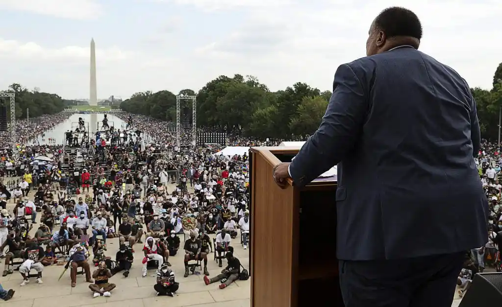 Los últimos asesinatos ocuparon el tributo a la marcha a Washington de Luther King