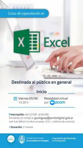 CURSO ON LINE DE CAPACITACIÓN EN EXCEL